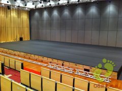 山东青岛上海戏剧学院艺术学校舞台木地板案例